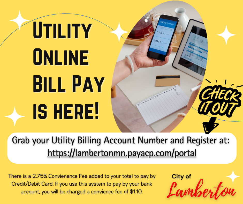 Online Bill Pay Option is Here!